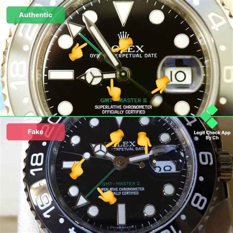 rolex gmt master 2 real vs fake|how to check gmt master ii.